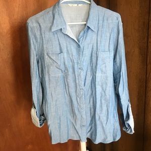 Chambray Button Down Shirt